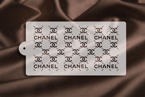 chanel cake stencil|diy chanel stencils.